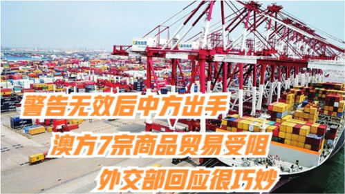 警告無效后中方依法反制，澳方七類商品對華出口受挫，外交部闡明貿易管理立場